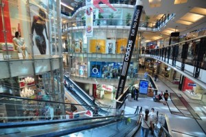 Shopping à Prague : photo du centre commercial Palladium