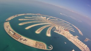 Vue aérienne de Palm Islands